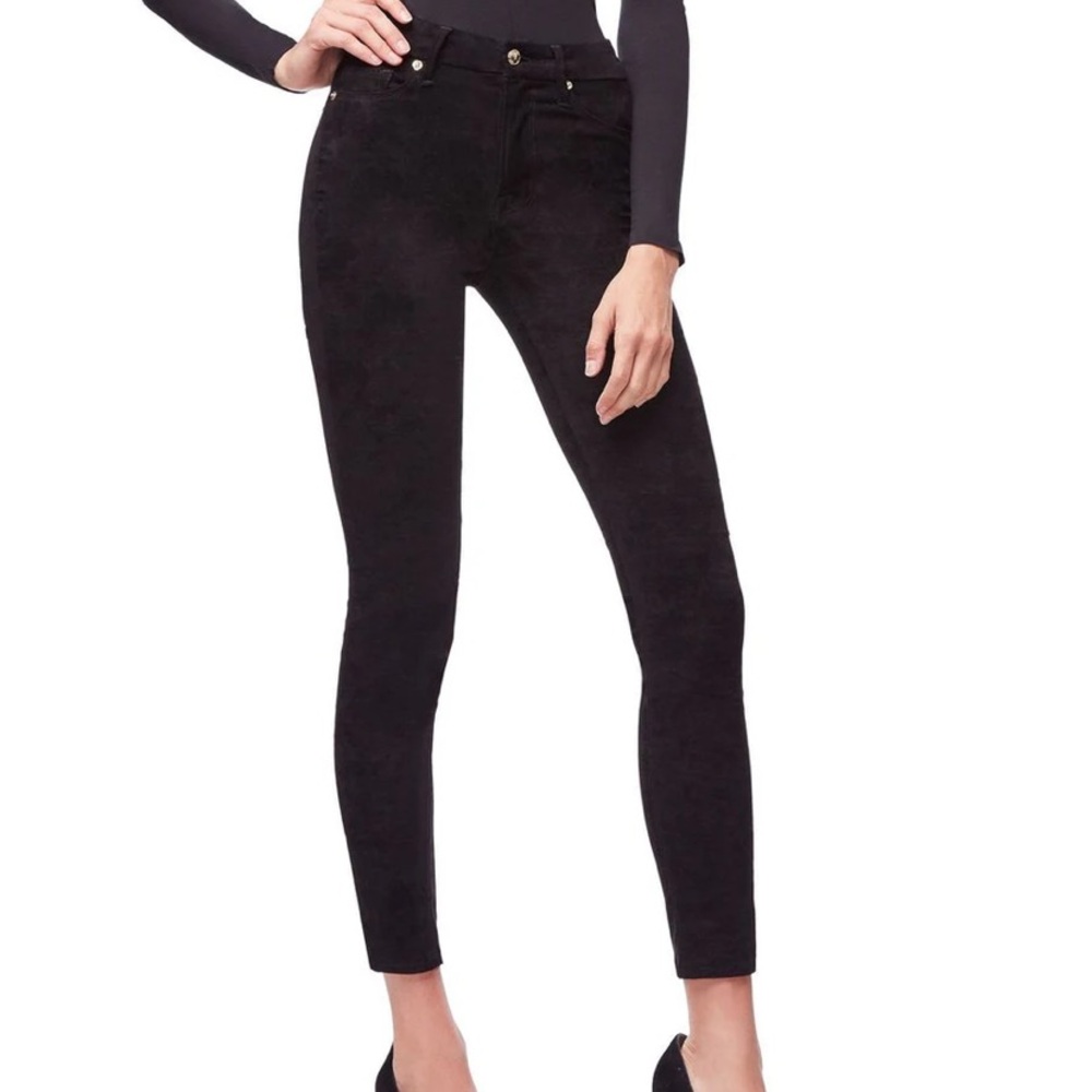 Good American Good Legs Suede Pants NWT Sz:4/27